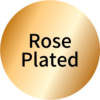 Rose Gold Plated Silver $0.00